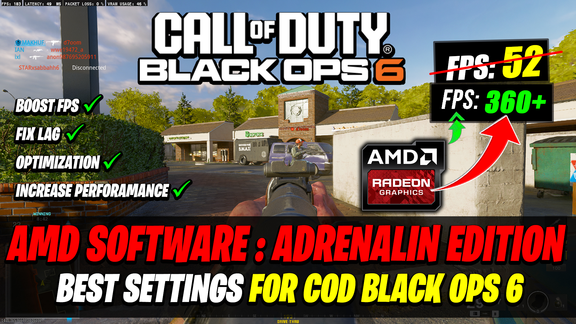 AMD Radeon Best Settings For COD Black Ops 6 | AMD Software Adrenalin Edition Best Setting For COD Black Ops 6